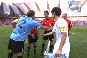 Футбол. ЧМ-2010. 1/8 финала. Уругвай-Южная Коpeя (2010)